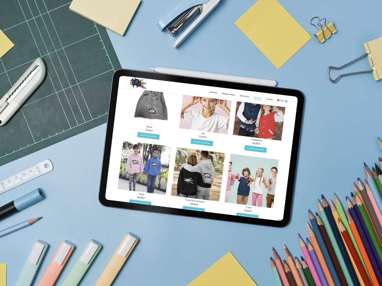 Bestellaktion im Schulkollektions-Onlineshop